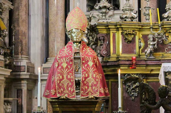 San Gennaro busto a Napoli