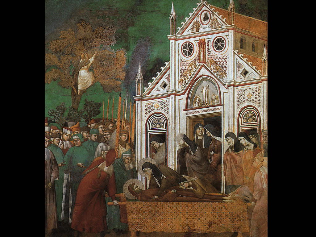 Saluto di Santa Chiara - Giotto