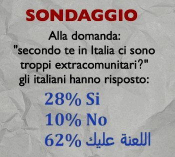 sondaggio extracomunitari