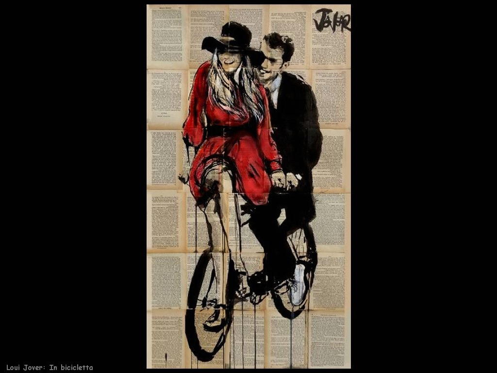 loui jover in bicicletta