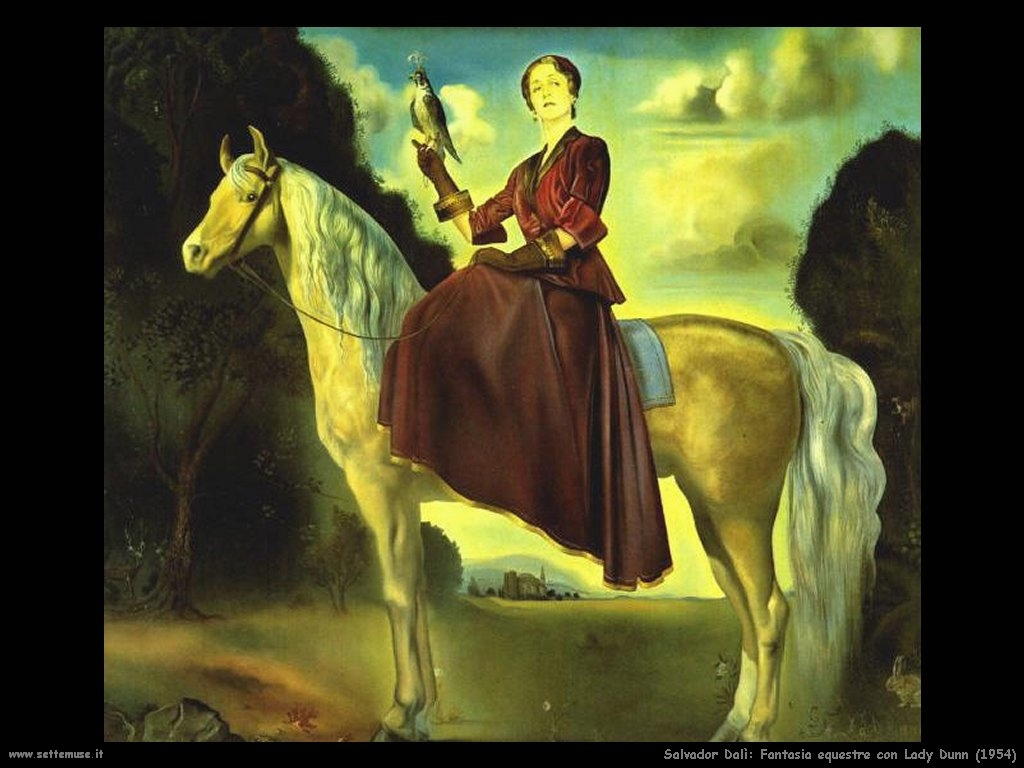 Salvador Dalì_fantasia_equestre_lady_dunn