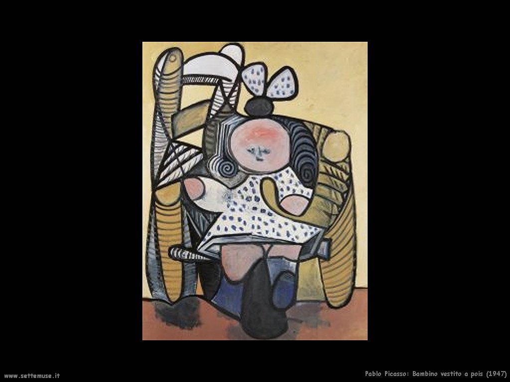 1947_pablo_picasso_bambino_vestito_a_pois