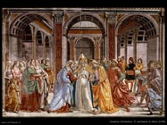 domenico ghirlandaio Matrimonio di Maria (1490)