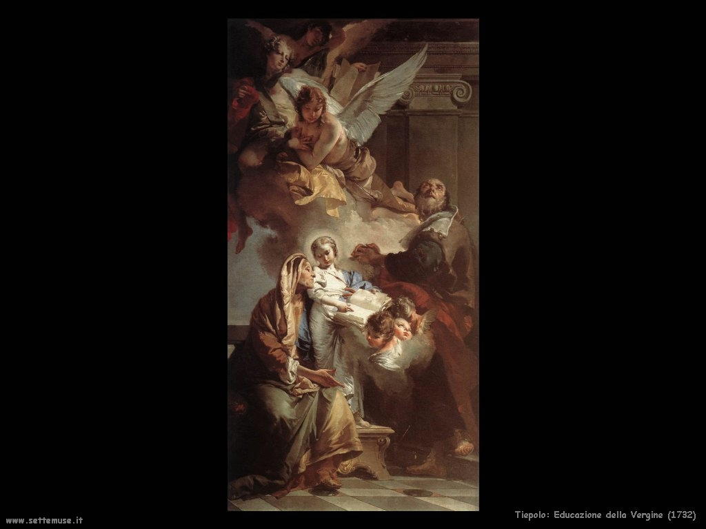 Giambattista Tiepolo Educazione della Vergine (1732)