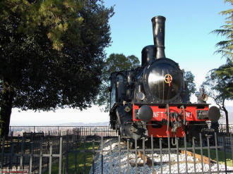 Brescia  -Monumento alla locomotiva